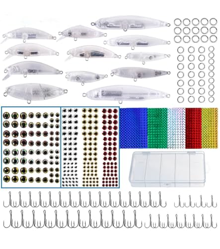 Kit para hacer señuelos de pesca DIY con caja incluida