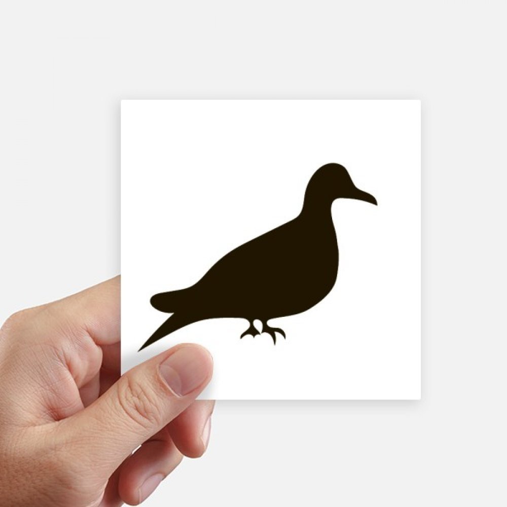 Autocollant Pigeon Noir 10CM - Sticker pour Personnaliser et Identifier Ordinateur et Moto