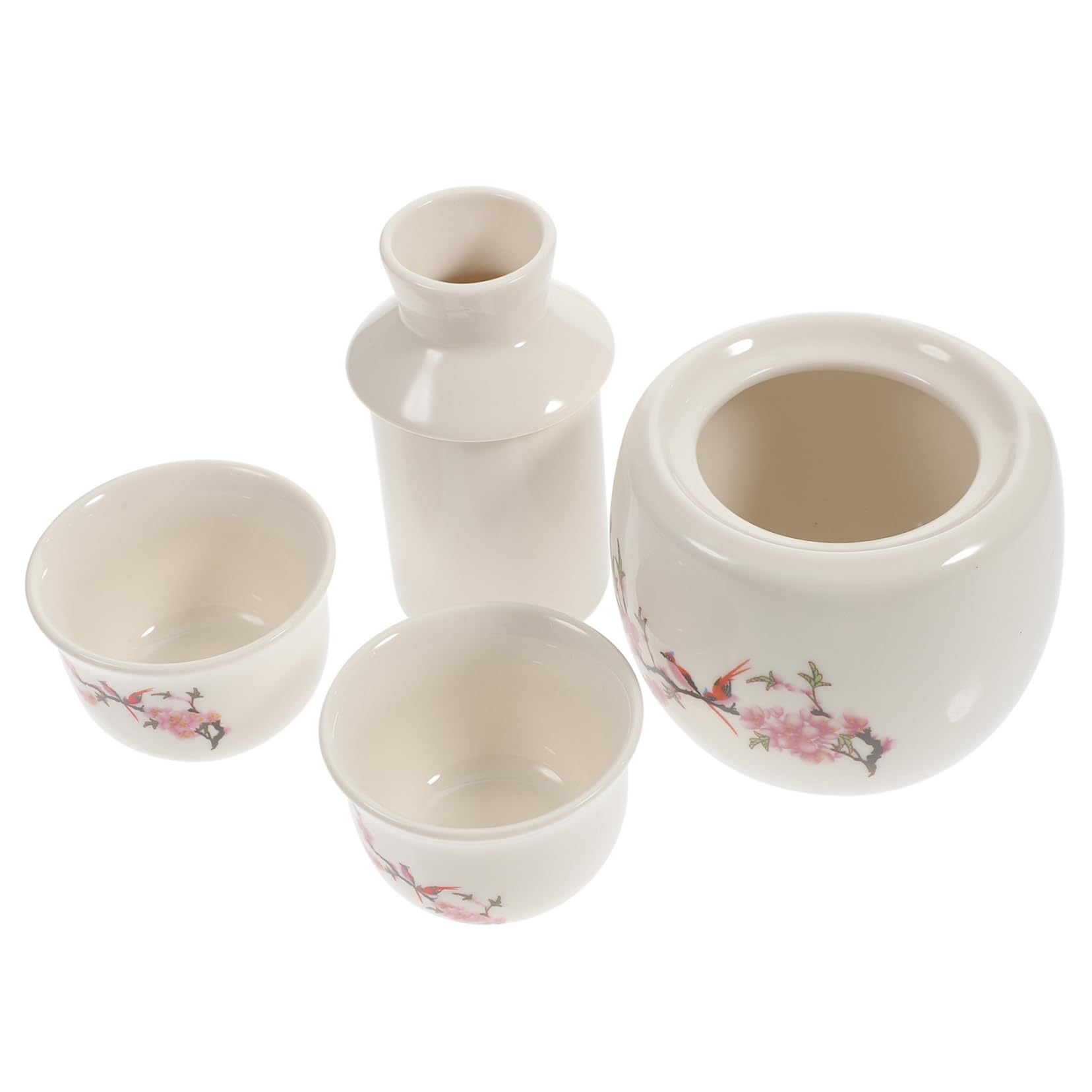 Cabilock 2 Set scaldavivande home decor decorazione casa servizio the mobile vino servizio da te tazza moderno più caldo Tazze l'inverno usa strumenti caldi per bere il vino ceramica