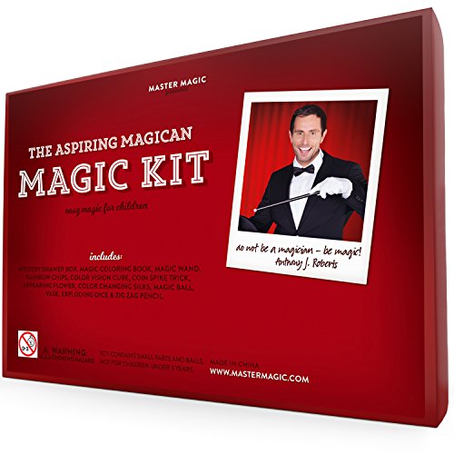 MasterMagic Magic Kit - Easy Magic Tricks for Children - Learn Over 350 Spectacular Tricks with This Magic Set - Ideal for Beginners and Kids of All Ages!
