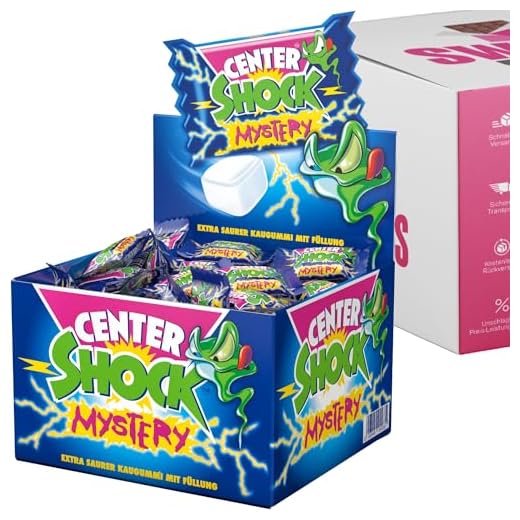 Center Shock 100er Box verschiedene Sorten – Saure Süßigkeiten, perfekt für Partys, Halloween & Schultüten (Box, Mystery (100er Box))