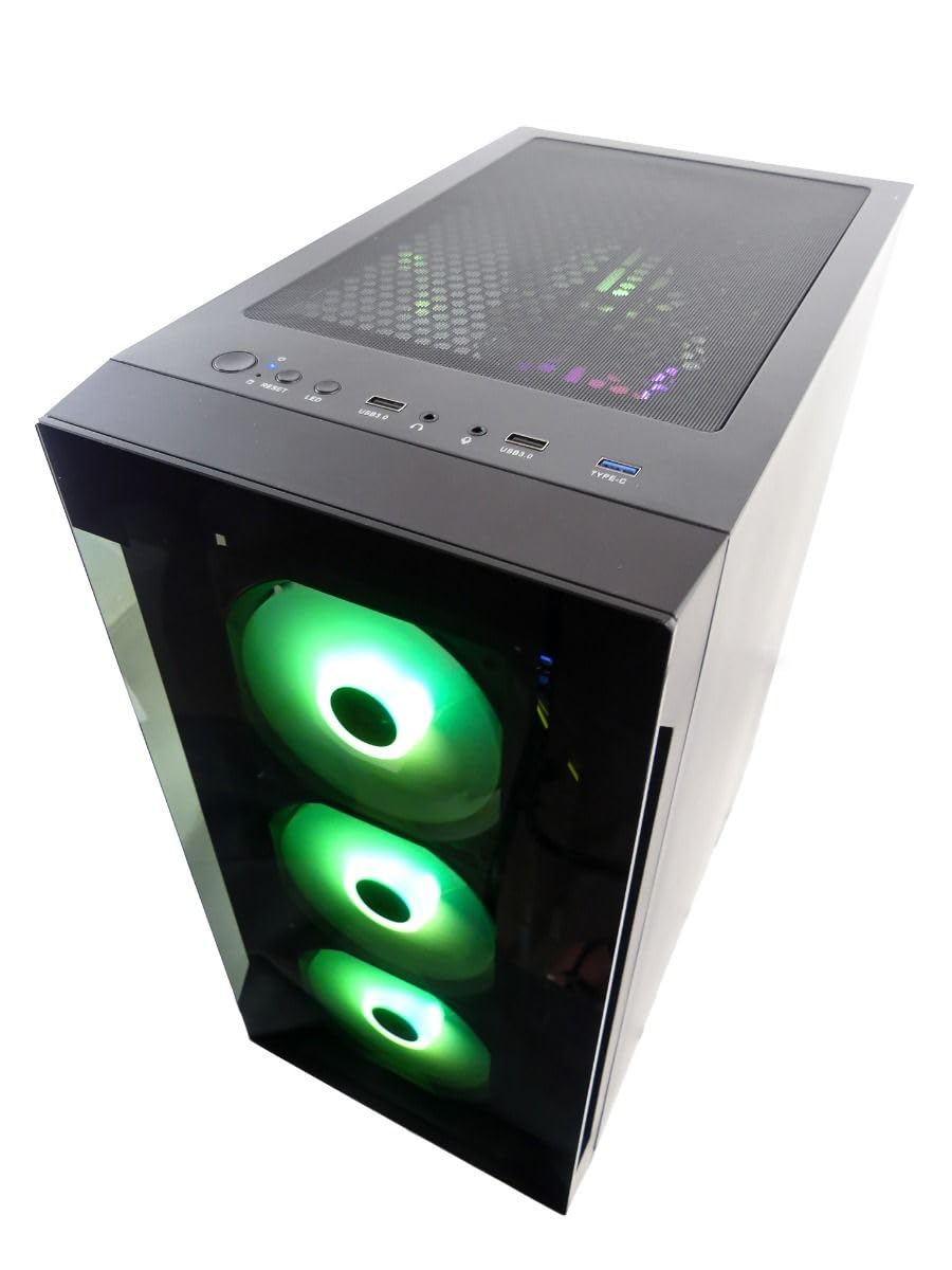 Bitbull Ordenador gaming – Intel Core i9-12900K 16-Core – NVIDIA GeForce RTX 5060 8GB – refrigeración por agua – 32 GB DDR4 RAM – 1TB NVMe SSD – Windows 11 Pro – Gamdias Talos E2 Elite