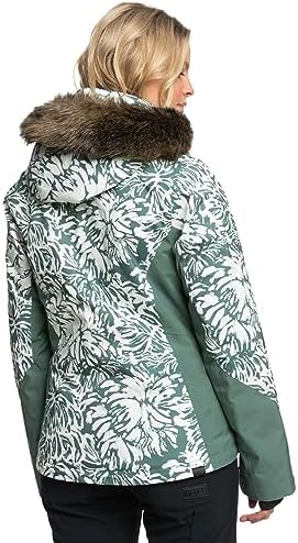 Roxy Women's Jet Ski Premium Snow Jacket, X-Small, Dark Forest