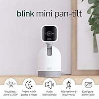 Blink Mini Pan-Tilt Camera | Videocamera intelligente di sicurezza
