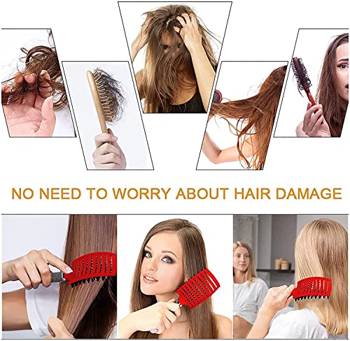 Voremy Ultra Detangler Magic Brush, Anti-Static Boar Bristle Hair Brush - Image 2