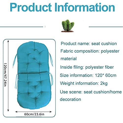 Cojines para silla mecedora premium, repuesto cómodo para sofá de ratán 7