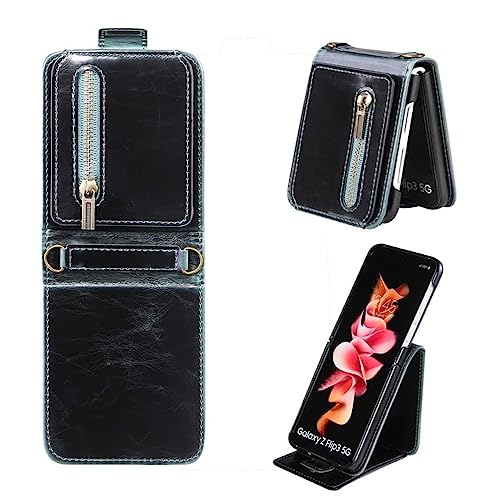 Coque portefeuille Z Flip 3 pour protéger l'écran des rayures et ranger ses cartes