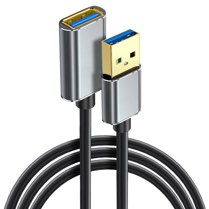 Mizi 10FT USB Extension Cable USB 3.0, Cord Type A Male to Female 5Gbps Data Transfer for Keyboard, Mouse, Play-Station, X-box, Flash Drive, Printer, Camera, Scanner - Gray (B0D4QKYJ4N) Amazon Price History, Amazon Price Tracker