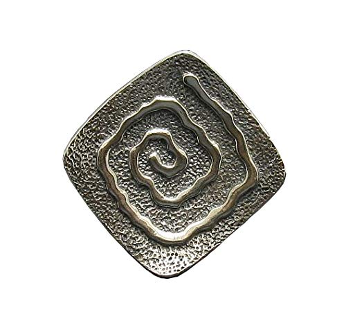 Bague en argent spirale 925 ouverte : anneau ajustable R000769 Empress pour femme