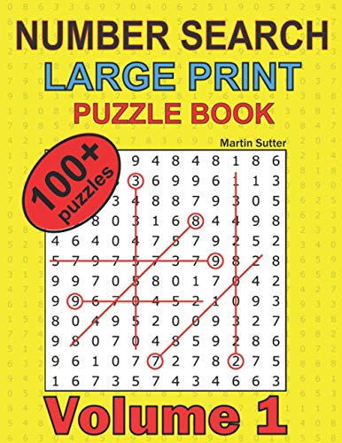 Number Search - Large Print - Puzzle Book - 100 Plus Puzzles - Volume 1 image 3
