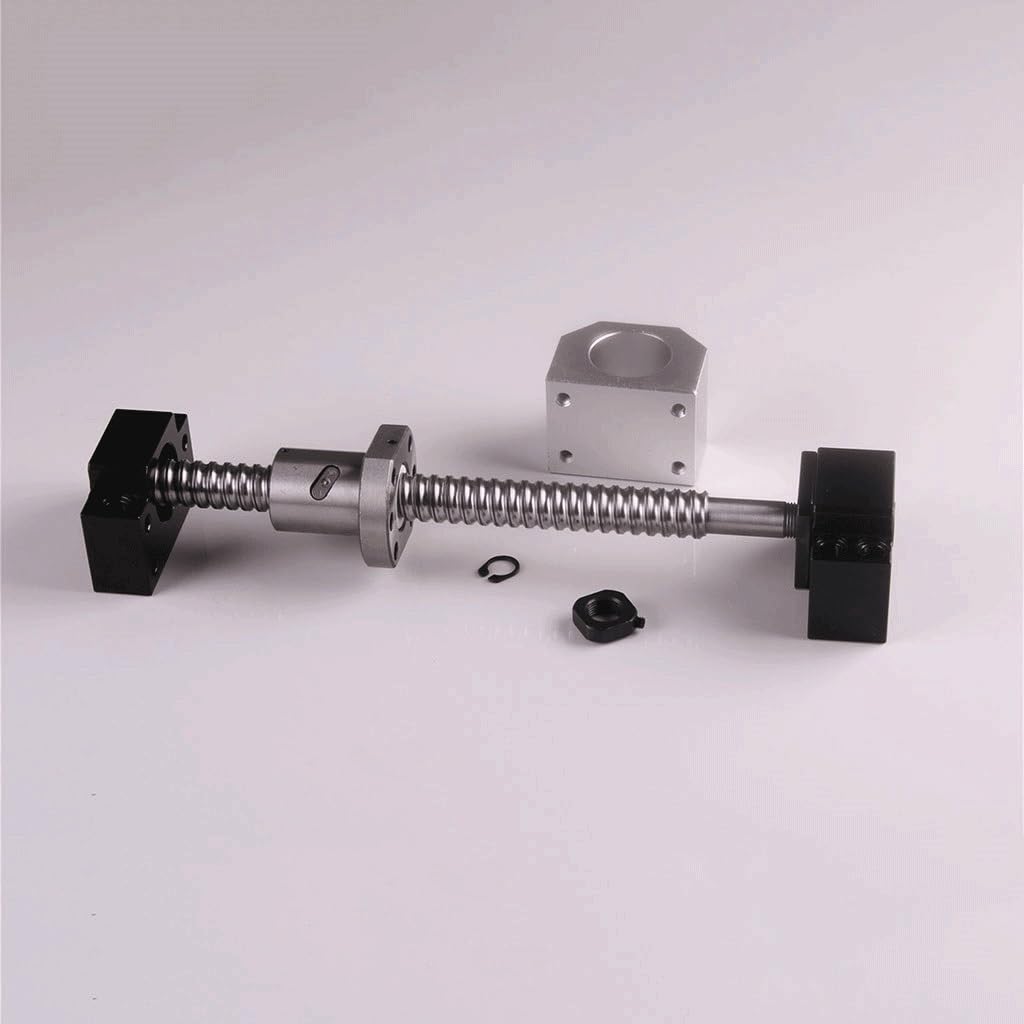 Śruba Kulowa SFU1605 Śruba Kulowa RM 1605 Obrobiona Końcówka Obudowa Nakrętki Kulowej CNC, Do Drukarek 3D Sprzęt Automatyki Przemysłowej(400mm)