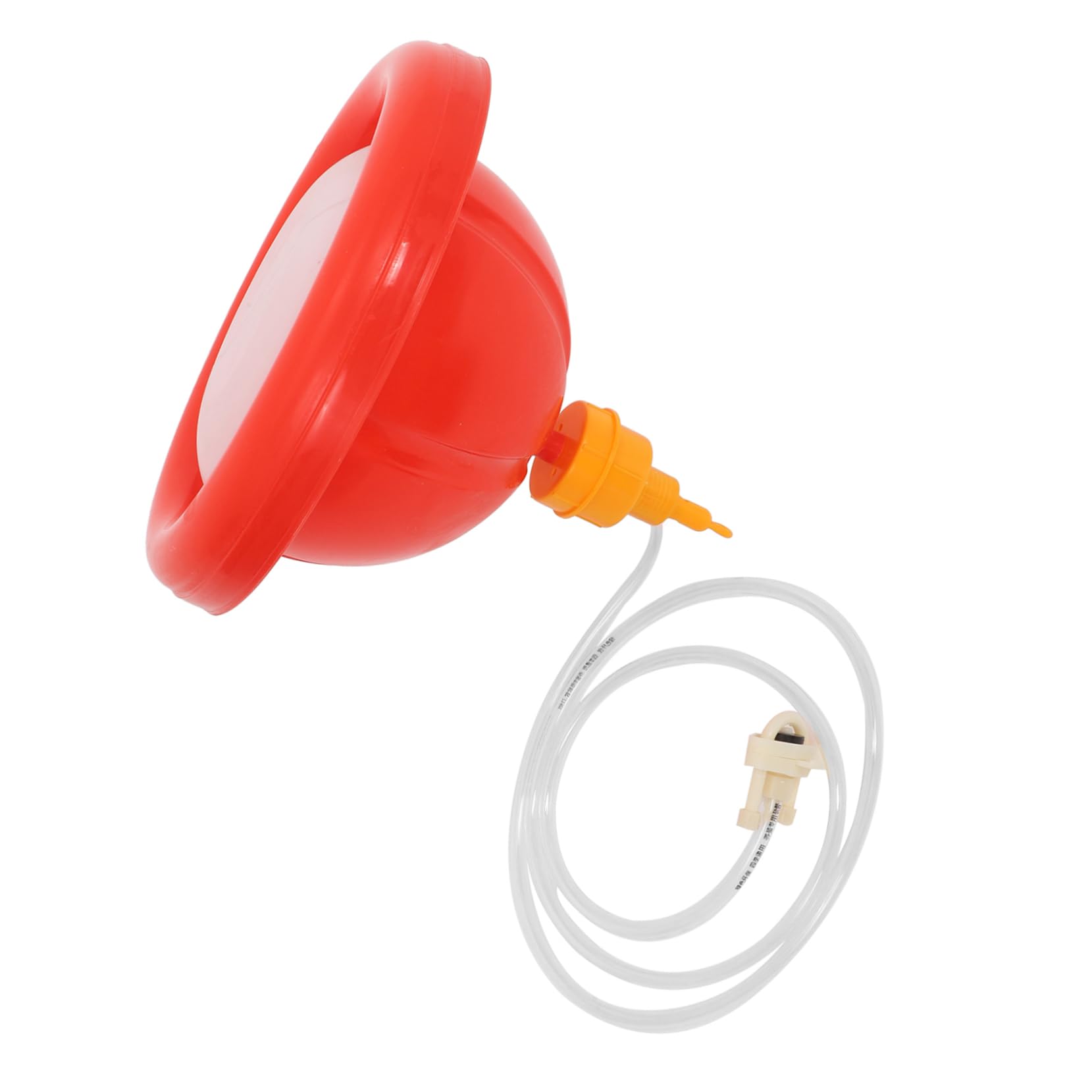 Abbeveratoio Automatico per Polli e Anatre, Set 1 Pezzo Pp Rosso | Livello Regolabile, Installazione Semplice, Contenitore Peso Integrato