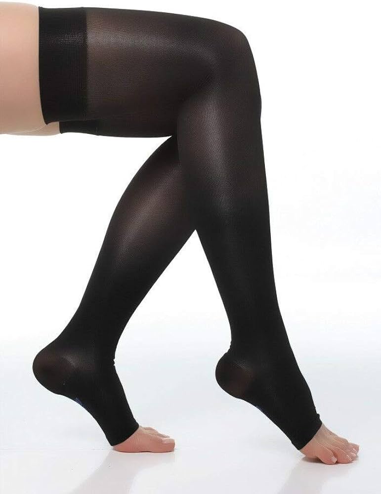 Unisex Mild Support Thigh High Stockings With Silicone Dot, 49 OFF
