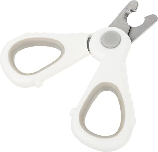 Abaodam Dog Nail Clipper for Comfortable Trimming and Nail Smoothing | Plastic and Stainless Steel Build, Non-Slip Ergonomic Grip, Wear Resistant Design, for Puppies and Dogs