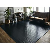 Amazon | ウッドカーペット 6畳 竹ラグ ベルシア ダークブラウン