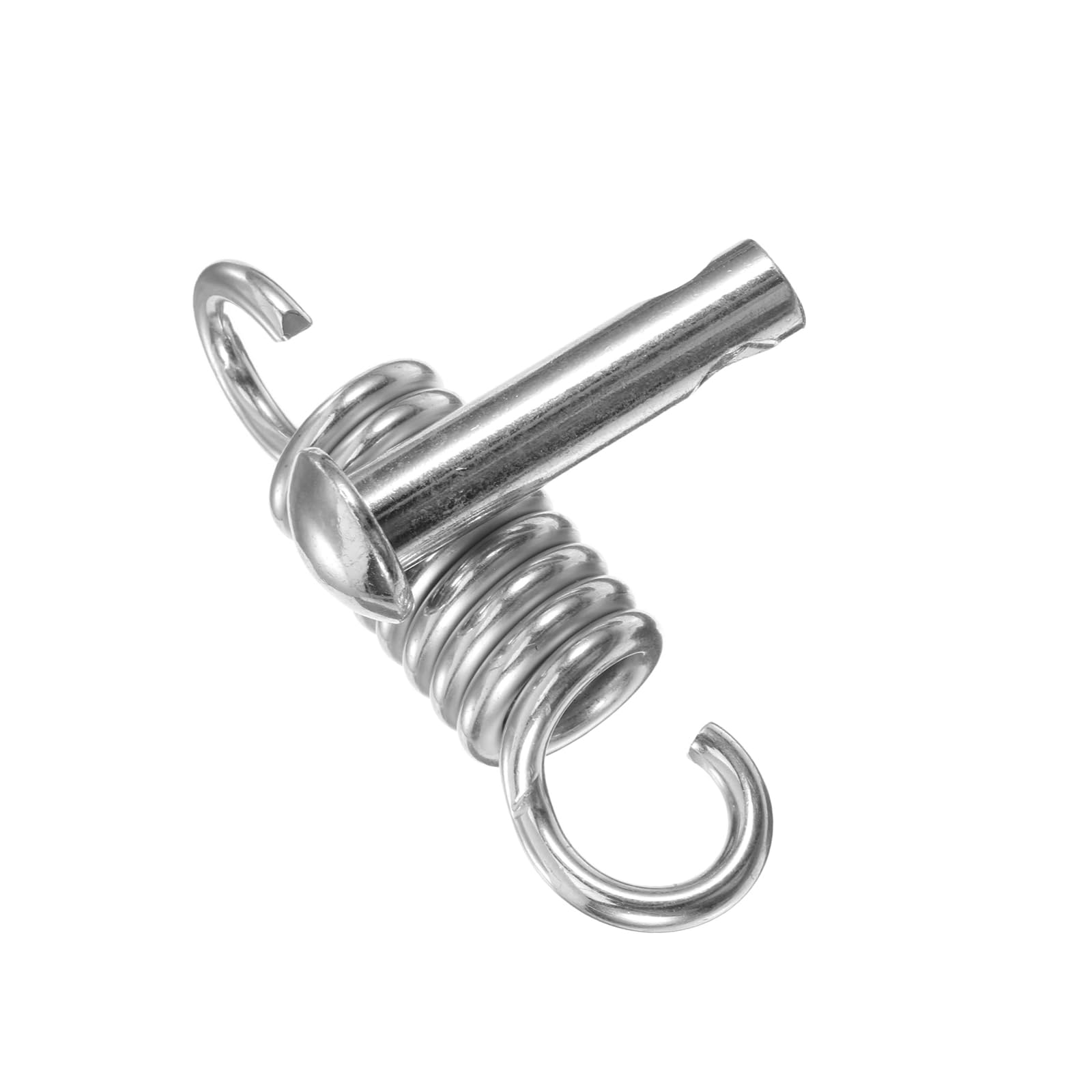 360 Degrees Rotating Spring Steel Swivels Hook Set with Anti-Rust Coating and Damping for Swing Gym Equipment Heavy Load Spring Steel Suspension Hook