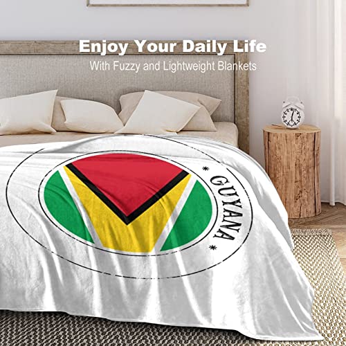 Couverture chaude drapeau de la Guyane pour vos soirées sur le canapé - 7