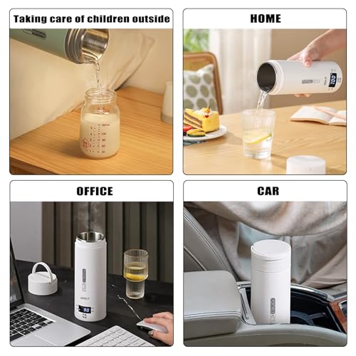 Hervidor eléctrico portátil MINILIF 500ml blanco miniatura 6