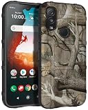 Nakedcellphone Special Ops Series Compatible with Verizon Kyocera DuraSport 5G UW Phone (C6930) Case, Outdoor Camouflage Tactical Armor Rugged Shield Cover [Matte Grip Texture] - Tree Real Woods Camo