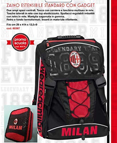 Preisvergleich Produktbild Rucksack MILAN SDOPTIK SCHOOLPACK + Federmäppchen 3ZIP NEU 2019