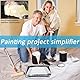Paint Tray, 30 Stück 9 Zoll Lackwanne, Farbe Pfanne Liners,Einweg Farbtablett, Farbwanne Groß Einweg-Einlagen, Transparent Farbe Tray Liners für Malerei/Hausrenovierung und DIY-Projekte
