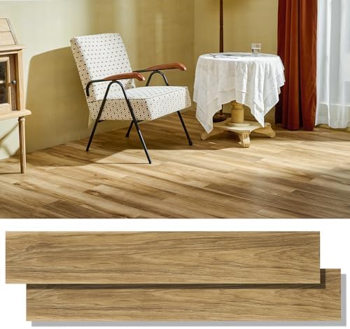 CO-Z Peel and Stick Floor Tile 36x6 Inch 16-Pack 24 Sq. Feet, Sel...
