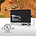iPower 8 by 12-Inch 16W Reptile Heat Mat, Under Tank Warmer Terrarium Heat Pad for Turtles Lizards Frogs and Other Small Animals, Multi Sizes