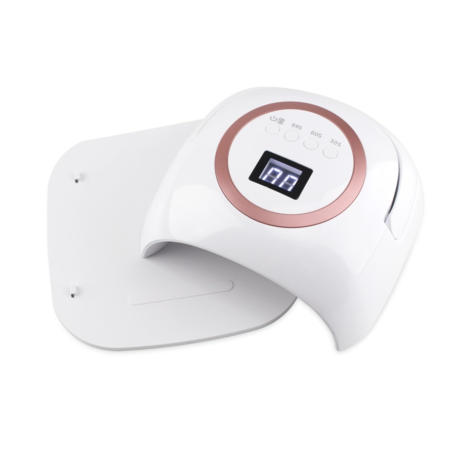 Lampa LED UV do paznokci Bezprzewodowa Lampa LED UV Do Paznokci 72 W Suszarka Do Paznokci Z Akumulatorem Lekka Maszyna Światło Do Profesjonalnego Manicure Suszenie Lakieru Szybko Utwardzające Się Pazn