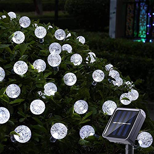 Luces solares LED cadena exterior 7m 50 luces