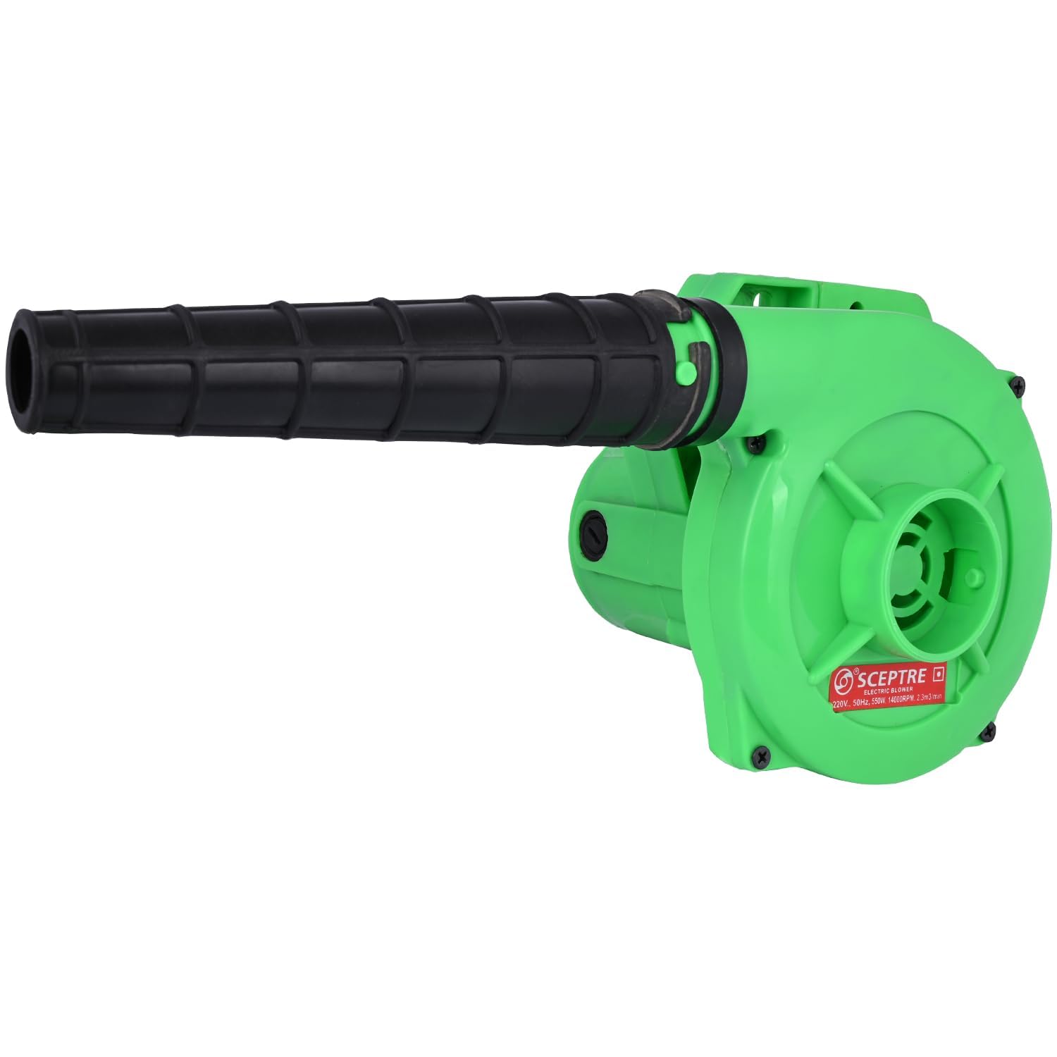 Sceptre SPBK-40 650W Electric Air Blower for Dust Cleaner and Suction 15000 RPM Airfoil Dust Extraction Blower Air Flow 190 km/hr with Unbreakable Body & Glossy Finish (Green, Corded)