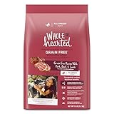 WholeHearted Grain Free Pork, Beef & Lamb Recipe Dry Dog Food, 5 lbs.