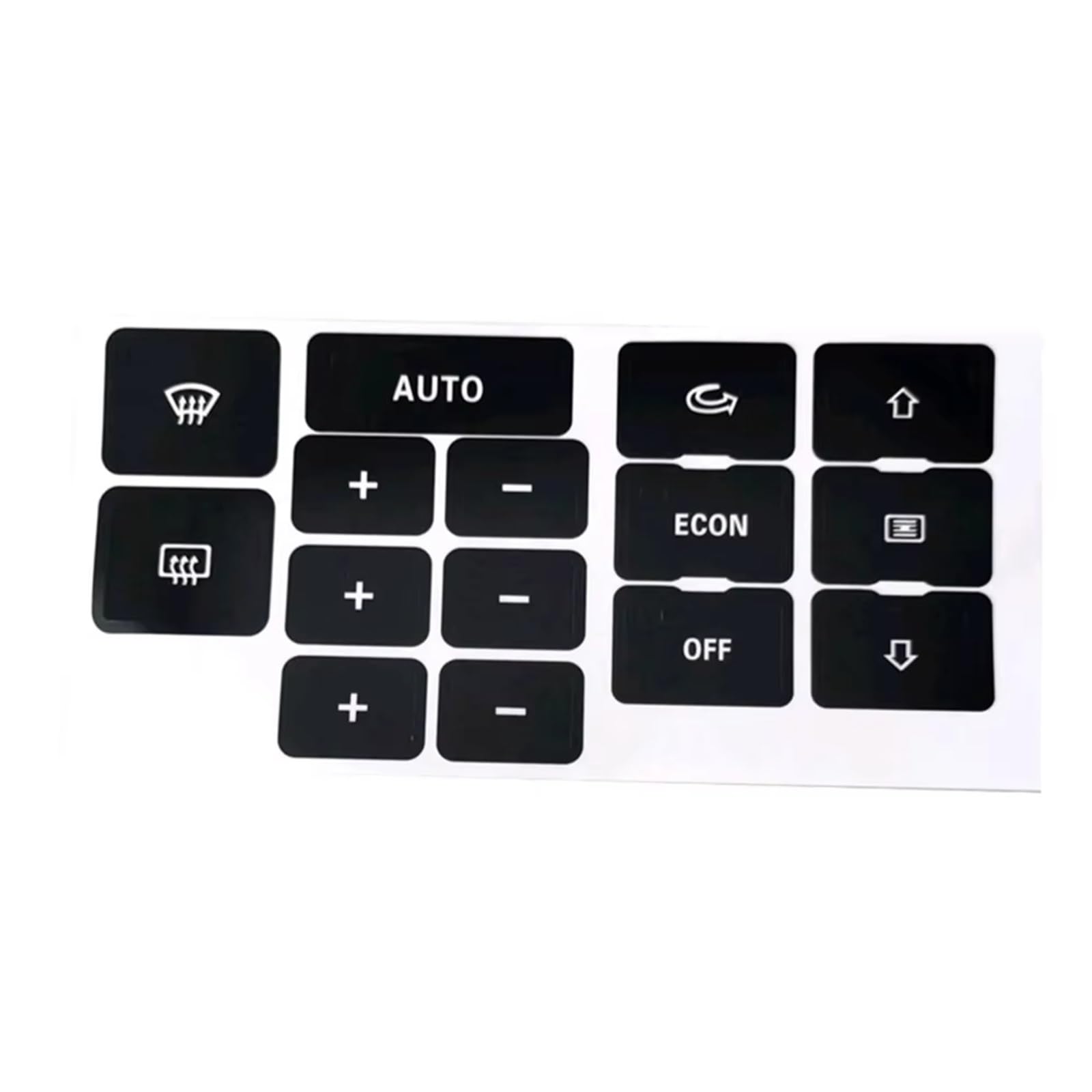 Autocollant bouton de chauffage voiture rénovation console A6 C5
