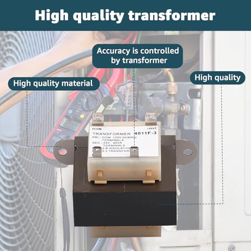 4011f-3 120v to 24v transformer 40va for trane furnace compatible with furnaceshvac equipment 24 volt furnace transformer