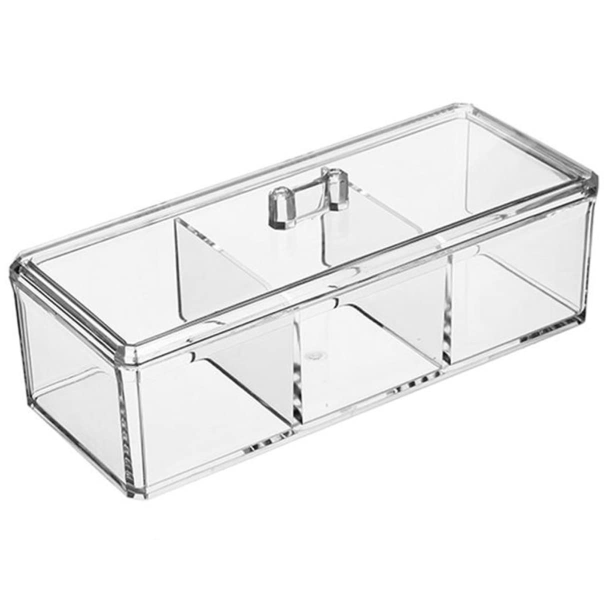 Cabilock Stackable Tea Bag Storage Box with Lid Compact Tea Bag Organizer for Office and Home Multi Compartment Tea Chest Space Saving Tea Storage Keep Tea Bags Clean