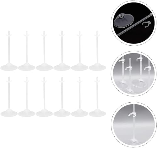 Miniatura 9 de 24pcs Soportes de muñeca Muñecas Figuras de Acción Ajustable Muñeca Soportes de Pantalla de Muñeca Transparente Modelo Soporte Bastidores Tiendas