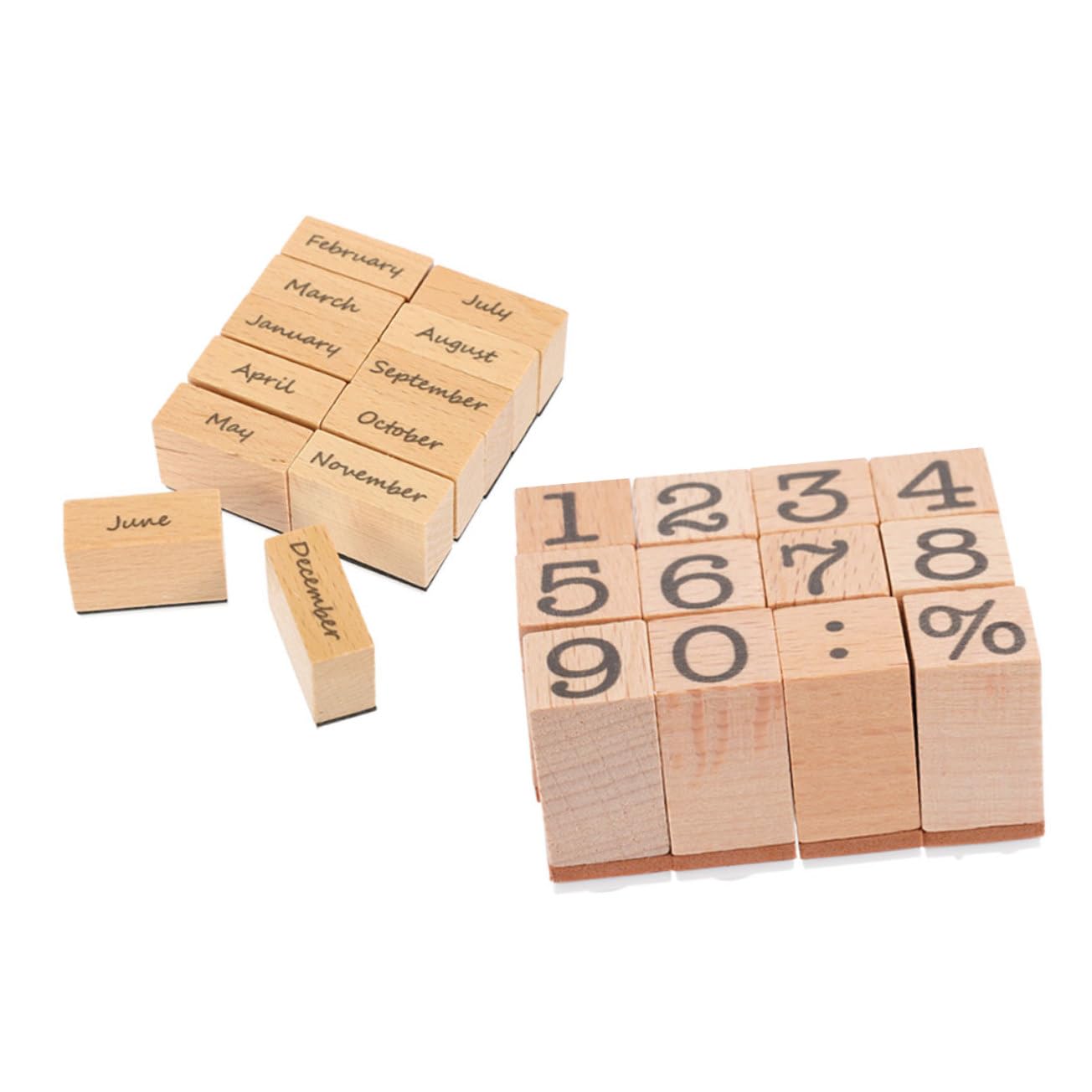 Uonlytech 10 Set Sigillo Digitale in Legno Data Timbro Pianificatore Timbri Del Diart Arredamento Retrò Timbri Del Diart Francobolli Per Album Domestici Francobolli Di Journaling Di Legno