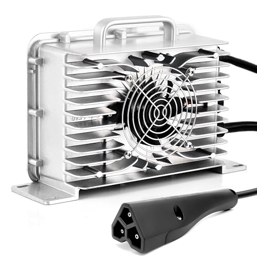 48V Golf Carts Battery Charger for 15 AMP EZGO RXV & TXT 3-pin Triangular Plug with 2008-Present EZGO RXV & 2014-Present TXT - Image 4