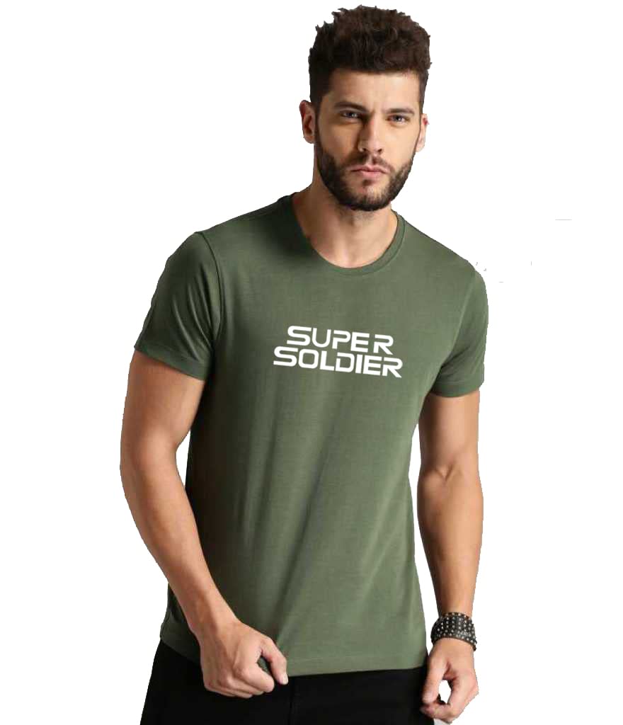 Organic ChicsSuper Soldier Printed Men's T-Shirt