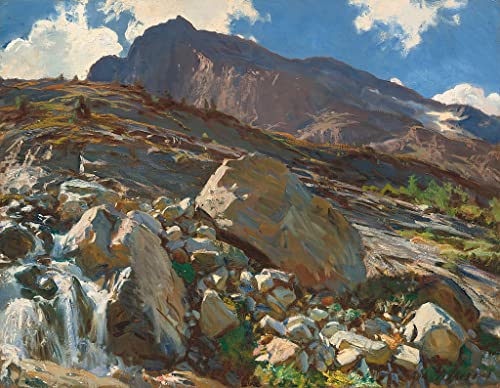 Affiche Decoration Murale John Singer Sargent, toile Col du Simplon 60x90cm pour grand mur nu