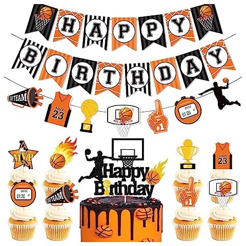 Daimay Basketball Birthday Party Decoration Set Cover