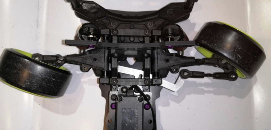 SakuraD5　MR RRシャーシ　２台セット　RaveDナックル欠品あり sakuraD5 revedナックル モーター付