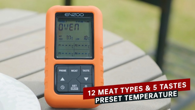 6 Thermometer+Wireless+Grilling+Accurate+Included