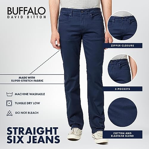 Image of Buffalo David Bitton Men's Six Slim Fit Jean in Spirit