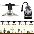 Espird 6-Light LED Grow Light Plant Growing Lamps with Timer, Outdoor Waterproof Grow Light String for Greenhouse, Full Spectrum Grow for Seeding Veg Flowers