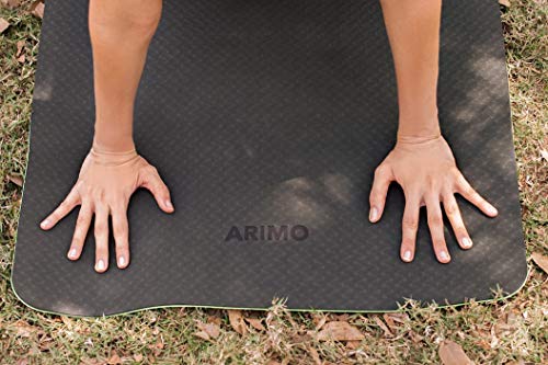 ARIMO Tapete Yoga Mat Antiderrapante TPE Ecológico Biodegradável Todos Os Tipos de Yoga/Pilates 181