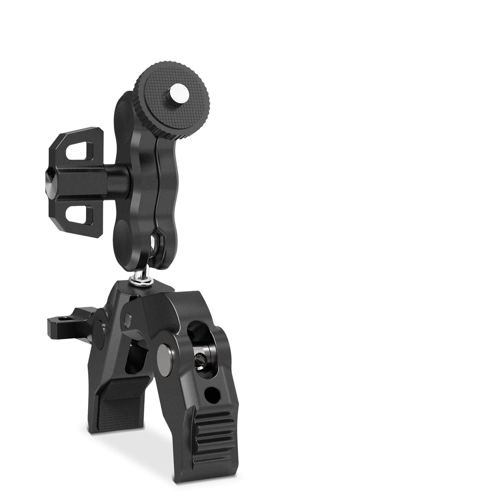 NEEWER Magnetic Mobile Phone Holder with Super Clamp, Adjustable Metal Holder with 1/4 Inch Screw and Ball Heads, Magic Arm Compatible with MagSafe iPhone for Pole, Tripod, Microphone Stand, Table