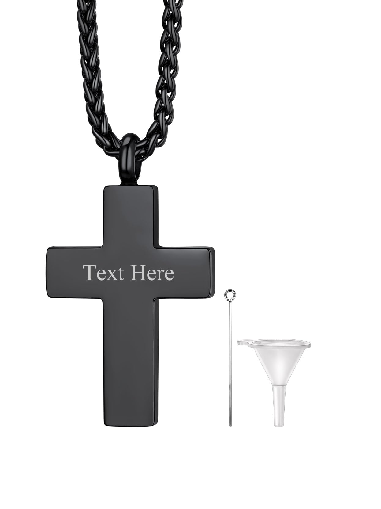 Richsteel Urn Necklaces for Ashes for Women Men Cremation Pendant