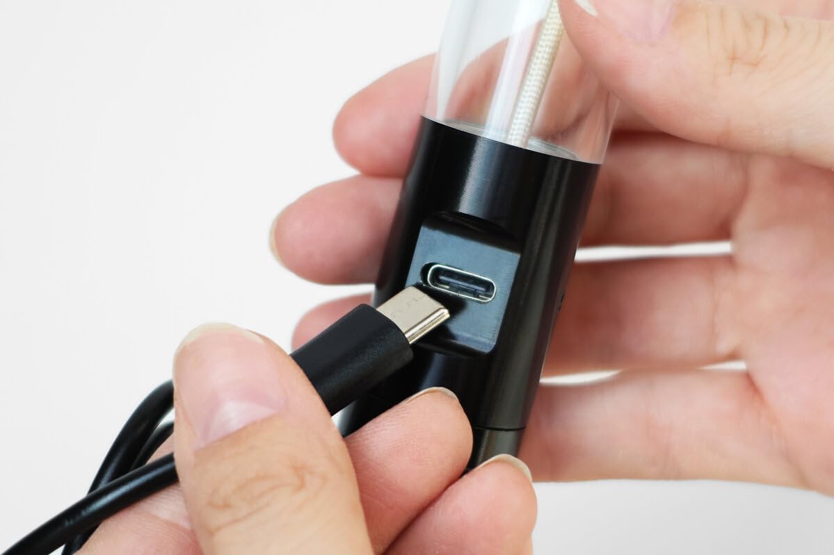 Suck UK Candle Lamp - LED Lamp - Wee Willie Winkie - Cordless Bedside Night Light - Table Lighting - Candlestick Light with Torch - Dimmable Touch Control - Rechargeable Portable Battery USB-C