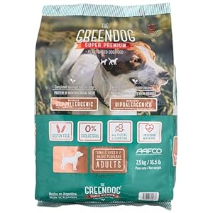 The Green Dog: Super Premium – Adult Small Bite – 16.5 Lb Bag Dog Food – Plant Based Protein, Vegan Dry Pet Kibble, Gluten Free, Complete Nutrition