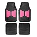 FH Group F11313PINK Pink Rubber Floor Full Set Trim to Fit Mats